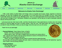 Tablet Screenshot of alaskacoinexchange.com